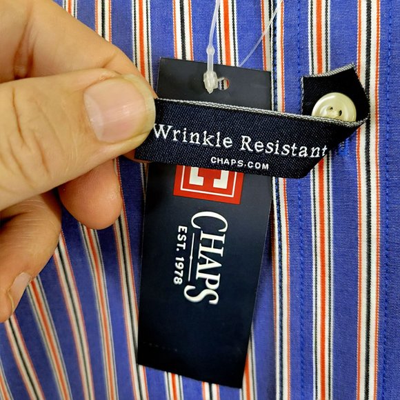 CHAPS Men's XL Button Down Dress Shirt - NWT - Picture 6 of 13